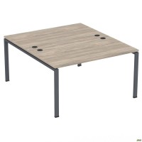 Рабочая станция SIG-162 (1587х1600х750) Черный граф/Вяз Либерти