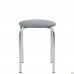 Табурет Софи хром Кожзам серый
