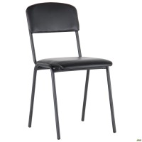 Стул Мастер черный Кожзам черный