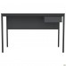 Стол Осло с ящиком (1187х600х750) черный графит, Серый Шифер Стол Осло с ящиком (1187х600х750) черный графит, Серый Шифер