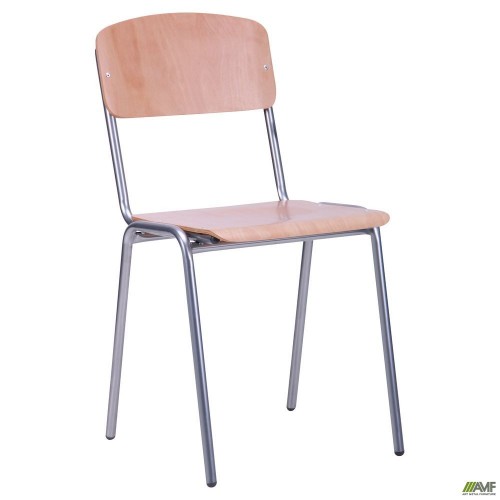 Стул Ученический №6 алюм лак бук Стул Ученический №6 алюм лак бук