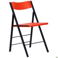 Стул Ибица черный пластик красный