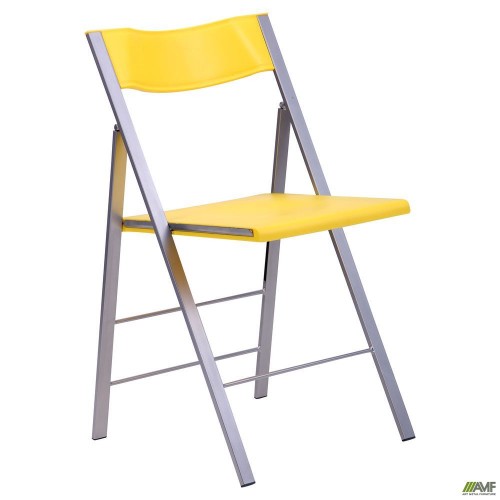 Стул Ибица алюм пластик желтый