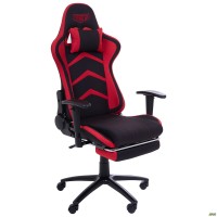 Кресло VR Racer Textile Craft черный/красный Кресло VR Racer Textile Craft черный/красный