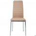 Стул Сицилия хром Кожзам бежевый