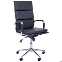 Кресло Slim FX HB Хром Tilt WAX Dark Grey