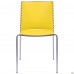 Стул Санта-Фе алюм пластик желтый
