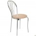 Стул Ванесса хром Кожзам бежевый
