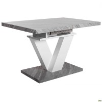 Стол Сан-Вито белый / бетон