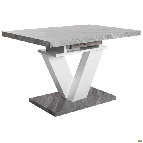 Стол Сан-Вито белый / бетон