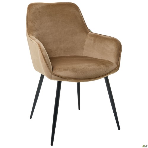 Кресло обеденное Fiona вельвет светло-коричневый Кресло обеденное Fiona вельвет светло-коричневый