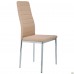 Стул Сицилия хром Кожзам бежевый