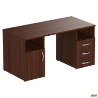 Стол тумбовый МГ-530L (1500х720х750мм) орех темный