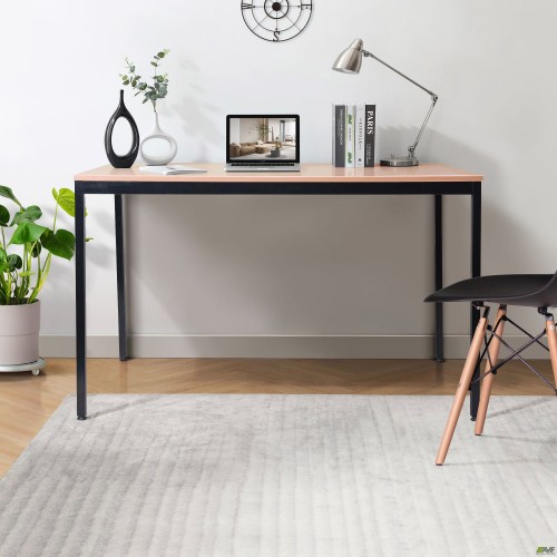 Стол Турин разборной (1187х800х750H) черный графит/Бук