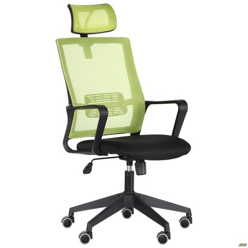 Кресло Matrix HR сиденье Сидней 07/спинка Сетка Line-05 салатовая