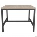 Стол журнальный Triton (600х600х456) Дуб Сонома/Черный графит Стол журнальный Triton (600х600х456) Дуб Сонома/Черный графит