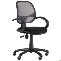 Кресло Байт/АМФ-5 сиденье Сетка черная/спинка Сетка серая Кресло Байт/АМФ-5 сиденье Сетка черная/спинка Сетка серая