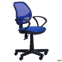 Кресло Чат/АМФ-4 сиденье А-21/спинка Сетка синяя Кресло Чат/АМФ-4 сиденье А-21/спинка Сетка синяя