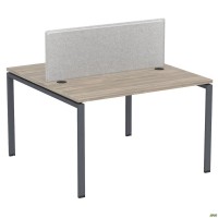 Рабочая станция с Перегородкой SIG-153 (1187х1200х750) Черный граф/Вяз Либерти/Серый Рабочая станция с Перегородкой SIG-153 (1187х1200х750) Черный граф/Вяз Либерти/Серый