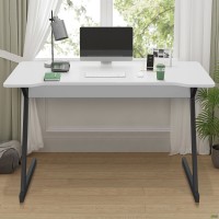 Стол компьютерный Dexter DX1200 (1200х600х750Н) черный графит/Белый