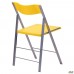 Стул Ибица алюм пластик желтый Стул Ибица алюм пластик желтый