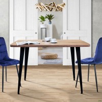 Стол Cherry 1200 (1200х670хН770) черный графит/Дуб Ливорно