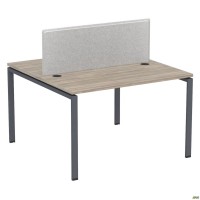 Рабочая станция с Перегородкой SIG-154 (1387х1200х750) Черный граф/Вяз Либерти/Серый Рабочая станция с Перегородкой SIG-154 (1387х1200х750) Черный граф/Вяз Либерти/Серый