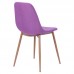 Стул Лучия База металл бук/Фиолетовый