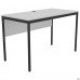 Стол письменный Осло (1187х600х750Н) черный графит, Белый Стол письменный Осло (1187х600х750Н) черный графит, Белый