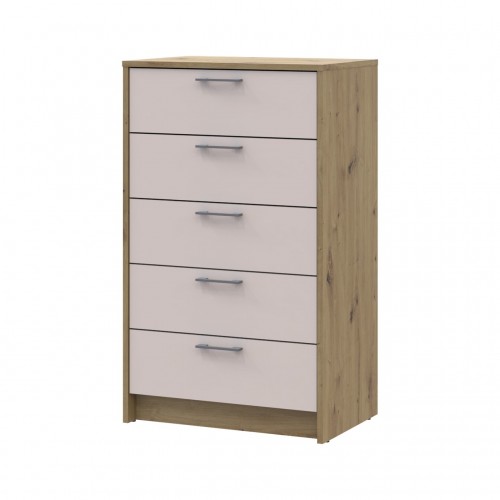 Комод Doros Ронди Дуб Артизан/Кашемир 5 ящиков 60х40х100 (41516189)