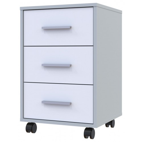 Тумба Doros Т3 Серый/Белый 43х42х66.4 (41902061)