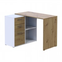 Офисный стол Doros T8 Белый/Дуб Артизан 100х83х75 (41516060)