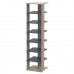 Полочка для обуви Doros Паоло Дуб Сонома/Графит 38.4х38.4х153.4 (41516042)