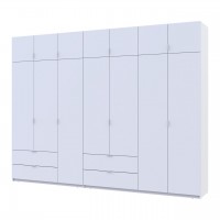 Распашной шкаф для одежды Doros Лукас Белый 3+4 ДСП 315х50х240 (42005134)