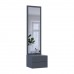 Тумба с зеркалом Doros Сола Графит ДСП/зеркало 45х40х168.6 (44900342) Тумба с зеркалом Doros Сола Графит ДСП/зеркало 45х40х168.6 (44900342)