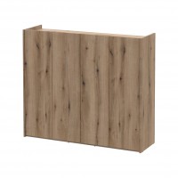 Тумба для обуви Doros Кассель Дуб Евок 4 ДСП 128х40х110 (41516214)