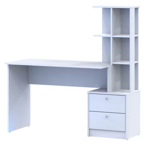 Офисный стол Doros Т7 Белый 136х55х138 (81373482)