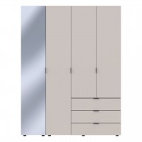 Шкаф для одежды Doros Гелар Кашемир 3ДСП/Дзеркало 155х49.5х203.4 (80737657)