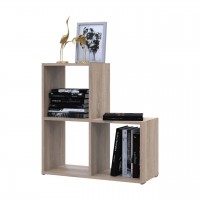 Стеллаж Doros Степ 2х2 Дуб сонома открытый 69х28.8х71.4 (41516155) Стеллаж Doros Степ 2х2 Дуб сонома открытый 69х28.8х71.4 (41516155)