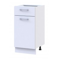 Кухня Doros Лея НЯ82_40 низ узкая Белый/Дуб Сонома ДСП 40х46.6х82 (81359337.6)