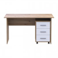 Офисный стол Doros Т3 Дуб Эвок/Белый ДСП 120х68х78 (41901064)