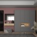 Комплект мебели Doros Левия + зеркало Дуб Эвок 100х32х100 (42005239)