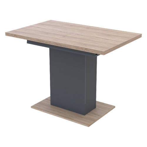 Столовий стіл Doros Бостон Дуб Сонома / Графіт 150х70х79 (81339362)
