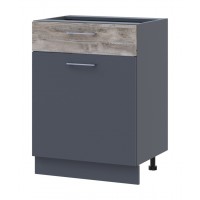 Кухня Doros Лея НЯ82_Ш60 нижняя правая Графит/Клондайк ДСП 60х46.6х82 (80359569.7) Кухня Doros Лея НЯ82_Ш60 нижняя правая Графит/Клондайк ДСП 60х46.6х82 (80359569.7)