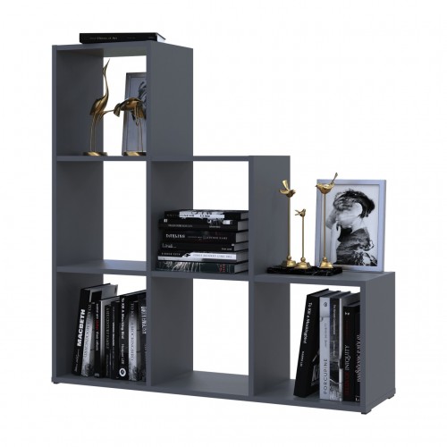 Стеллаж Doros Степ 3х3 Графит открытый 102.6х28.8х106.1 (41516162)