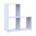 Стеллаж Doros Степ 2х2 Белый открытый 69х28.8х71.4 (41516156) Стеллаж Doros Степ 2х2 Белый открытый 69х28.8х71.4 (41516156)
