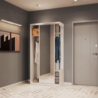 Прихожая Doros City One Door Белый 1 Зеркало 110х45х210 (44900058)