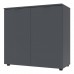 Комод Doros Рон 3 2 фасада Графит 80х38х81 (41516002)
