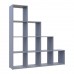 Стеллаж Doros Степ 4х4 Серый открытый 136.2х28.8х140.7 (41516179)