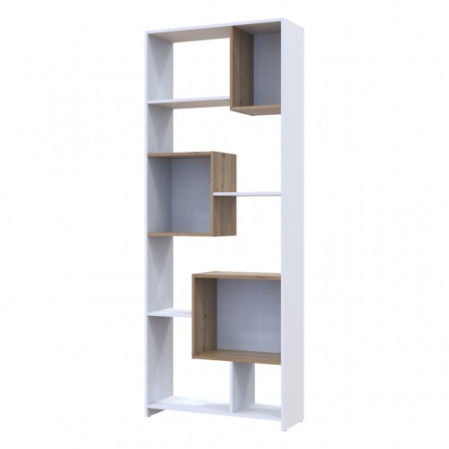 Этажерка Высокая Doros B1S Белый/Дуб эвок 81х30х210 (41516039)
